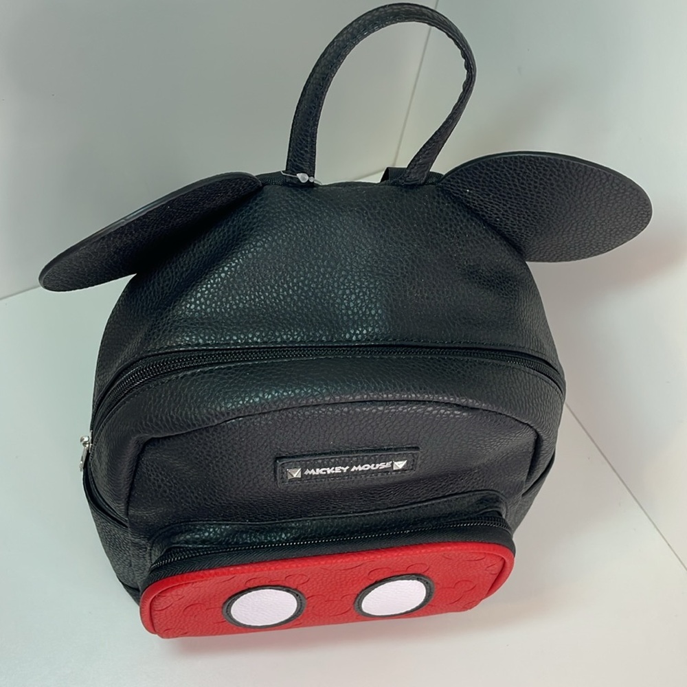 New Disney Embossed Mickey Icons and Mouse Ears Mini Backpack Purse Ltd Ed - Picture 8 of 12
